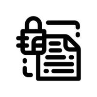 encrypted line icon. Clean and minimalist icon for websites, mobile apps, presentations, and logos. Fully scalable and customizable for any project. vector