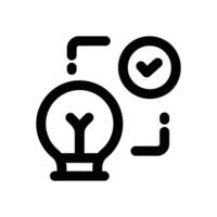 implement line icon. Clean and minimalist icon for websites and mobile apps. vector