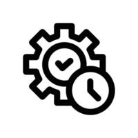 efficiency line icon. Clean and minimalist icon for websites, mobile apps, presentations, and logos. Fully scalable and customizable for any project. vector