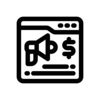 responsibility line icon. Clean and minimalist icon for websites and mobile apps. vector