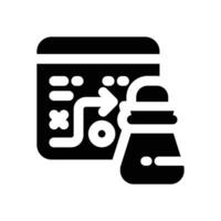 business strategy glyph icon. Strong and solid icon for websites and mobile apps. vector