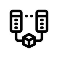 data mining line icon. Clean and minimalist icon for websites and mobile apps. vector