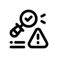 identify line icon. Clean and minimalist icon for websites and mobile apps. vector