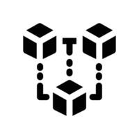 connect glyph icon. Strong and solid icon for websites and mobile apps. vector