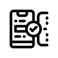 available line icon. Clean and minimalist icon for websites and mobile apps. vector