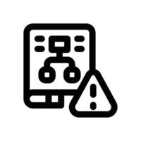scenario line icon. Clean and minimalist icon for websites and mobile apps. vector