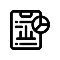 statistics line icon. Clean and minimalist icon for websites and mobile apps. vector