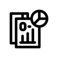 reporting line icon. Clean and minimalist icon for websites and mobile apps. vector