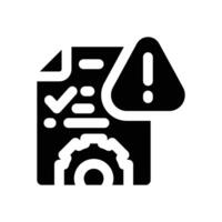 risk management glyph icon. Strong and solid icon for websites, mobile interfaces, presentations, and visual branding. High quality and easy to edit. vector