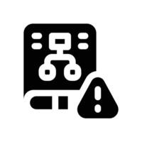 scenario glyph icon. Strong and solid icon for websites and mobile apps. vector