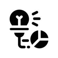 opportunity glyph icon. Strong and solid icon for websites and mobile apps. vector