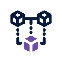 connect duotone icon. Sleek and modern icon for websites, mobile apps, marketing materials, and corporate design. Fully scalable and ready to use. vector