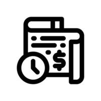 credit line icon. Clean and minimalist icon for websites and mobile apps. vector