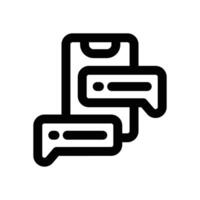 online support line icon. Clean and minimalist icon for websites and mobile apps. vector