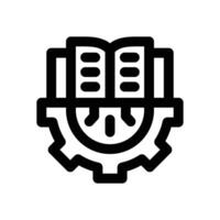 guide book line icon. Clean and minimalist icon for websites and mobile apps. vector