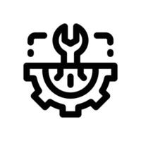 technical support line icon. Clean and minimalist icon for websites and mobile apps. vector
