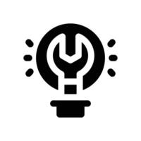 search service glyph icon. Strong and solid icon for websites, mobile interfaces, presentations, and visual branding. High quality and easy to edit. vector