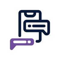 online support dual tone icon. Sleek and modern icon for websites and mobile apps. vector