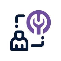 user duotone icon. Sleek and modern icon for websites, mobile apps, marketing materials, and corporate design. Fully scalable and ready to use. vector