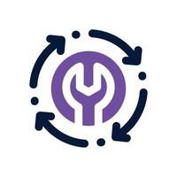 operation system dual tone icon. Sleek and modern icon for websites and mobile apps. vector