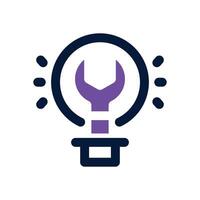 search service dual tone icon. Sleek and modern icon for websites and mobile apps. vector