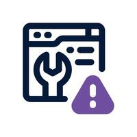 error duotone icon. Sleek and modern icon for websites, mobile apps, marketing materials, and corporate design. Fully scalable and ready to use. vector