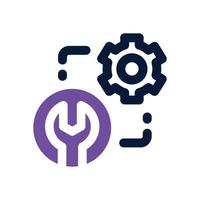 maintenance duotone icon. Sleek and modern icon for websites, mobile apps, marketing materials, and corporate design. Fully scalable and ready to use. vector