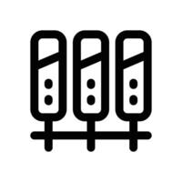 data center line icon. Clean and minimalist icon for websites, mobile apps, presentations, and logos. Fully scalable and customizable for any project. vector