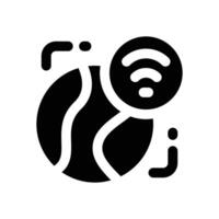 worldwide glyph icon. Strong and solid icon for websites, mobile interfaces, presentations, and visual branding. High quality and easy to edit. vector