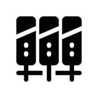 data center glyph icon. Strong and solid icon for websites, mobile interfaces, presentations, and visual branding. High quality and easy to edit. vector