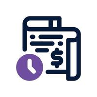 credit duotone icon. Sleek and modern icon for websites, mobile apps, marketing materials, and corporate design. Fully scalable and ready to use. vector