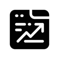 web traffic glyph icon. Strong and solid icon for websites, mobile interfaces, presentations, and visual branding. High quality and easy to edit. vector