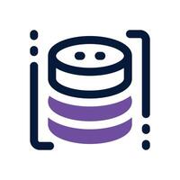 hosting duotone icon. Sleek and modern icon for websites, mobile apps, marketing materials, and corporate design. Fully scalable and ready to use. vector