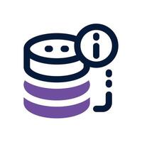 info hosting duotone icon. Sleek and modern icon for websites, mobile apps, marketing materials, and corporate design. Fully scalable and ready to use. vector