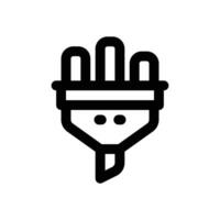 filter report line icon. Clean and minimalist icon for websites and mobile apps. vector