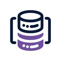 database duotone icon. Sleek and modern icon for websites, mobile apps, marketing materials, and corporate design. Fully scalable and ready to use. vector