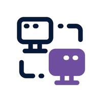 local network duotone icon. Sleek and modern icon for websites, mobile apps, marketing materials, and corporate design. Fully scalable and ready to use. vector