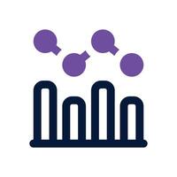 data analysis duotone icon. Sleek and modern icon for websites, mobile apps, marketing materials, and corporate design. Fully scalable and ready to use. vector