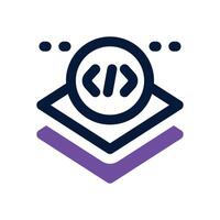 layer duotone icon. Sleek and modern icon for websites, mobile apps, marketing materials, and corporate design. Fully scalable and ready to use. vector