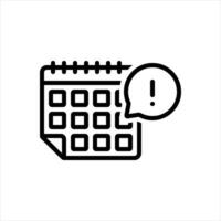 Black icon warning vector