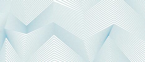 Bright blue minimal lines abstract technical background vector