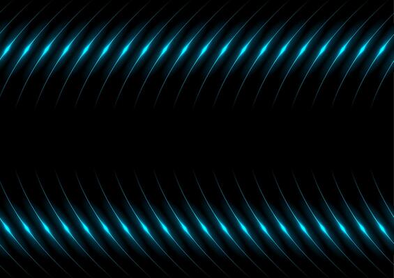 Blue minimal curved lines abstract futuristic tech background