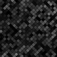 Grey and black glossy mosaic squares abstract geometry background vector