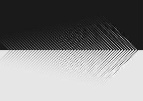 Abstract black white dotted arrows geometric tech background vector