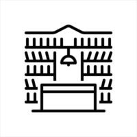 Black icon library vector