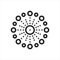 Black line icon connecting vector