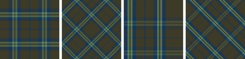 Plaid pattern design vector
