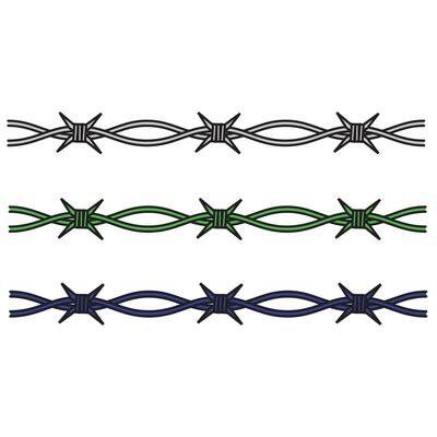 set of images of abstract line element