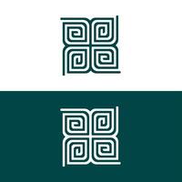Abstract company emblem vector