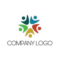 Company Team people logo icon symbol vector